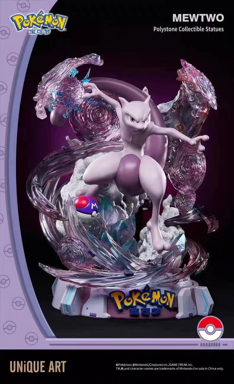 UNiQUE ART - Pokemon Mewtwo (Licensed) [FACTORY READY STOCKS]