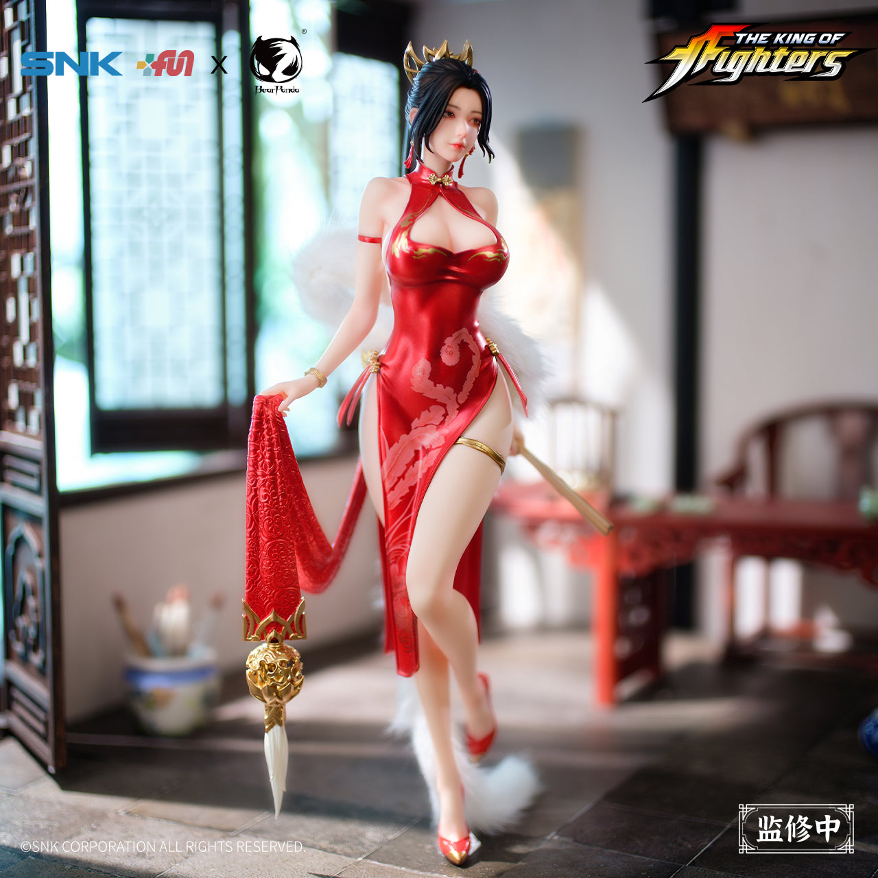 BearPanda X Biya - Shiranui Mai Cheongsam Version (Licensed by SNK) [PRE-ORDER CLOSED]