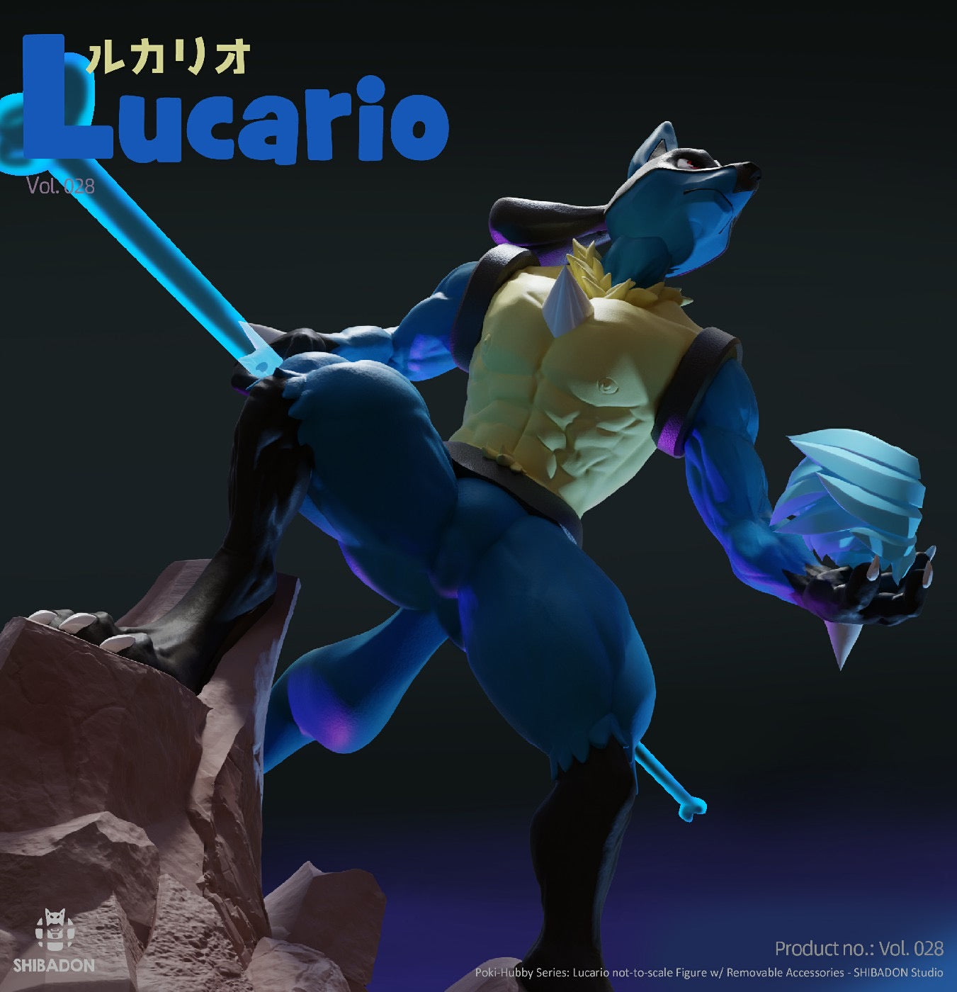 Shibadon Studio - Lucario [PRE-ORDER CLOSED]