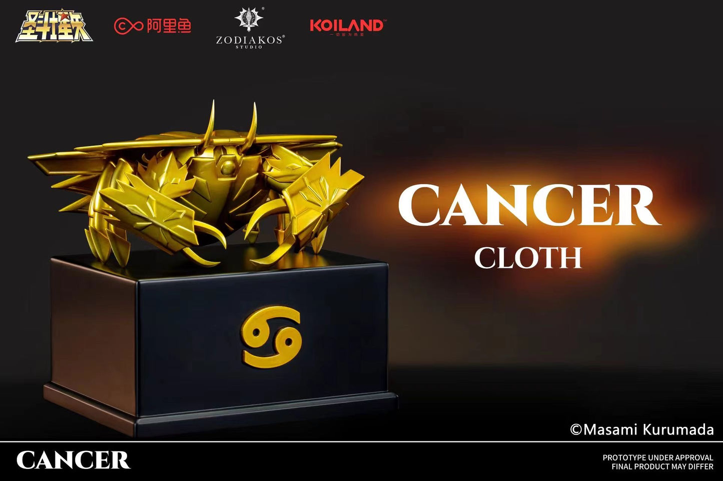Zodiakos Studio - Saint Seiya Gold Saint Cloth Series Cancer (Licensed) [PRE-ORDER CLOSED]