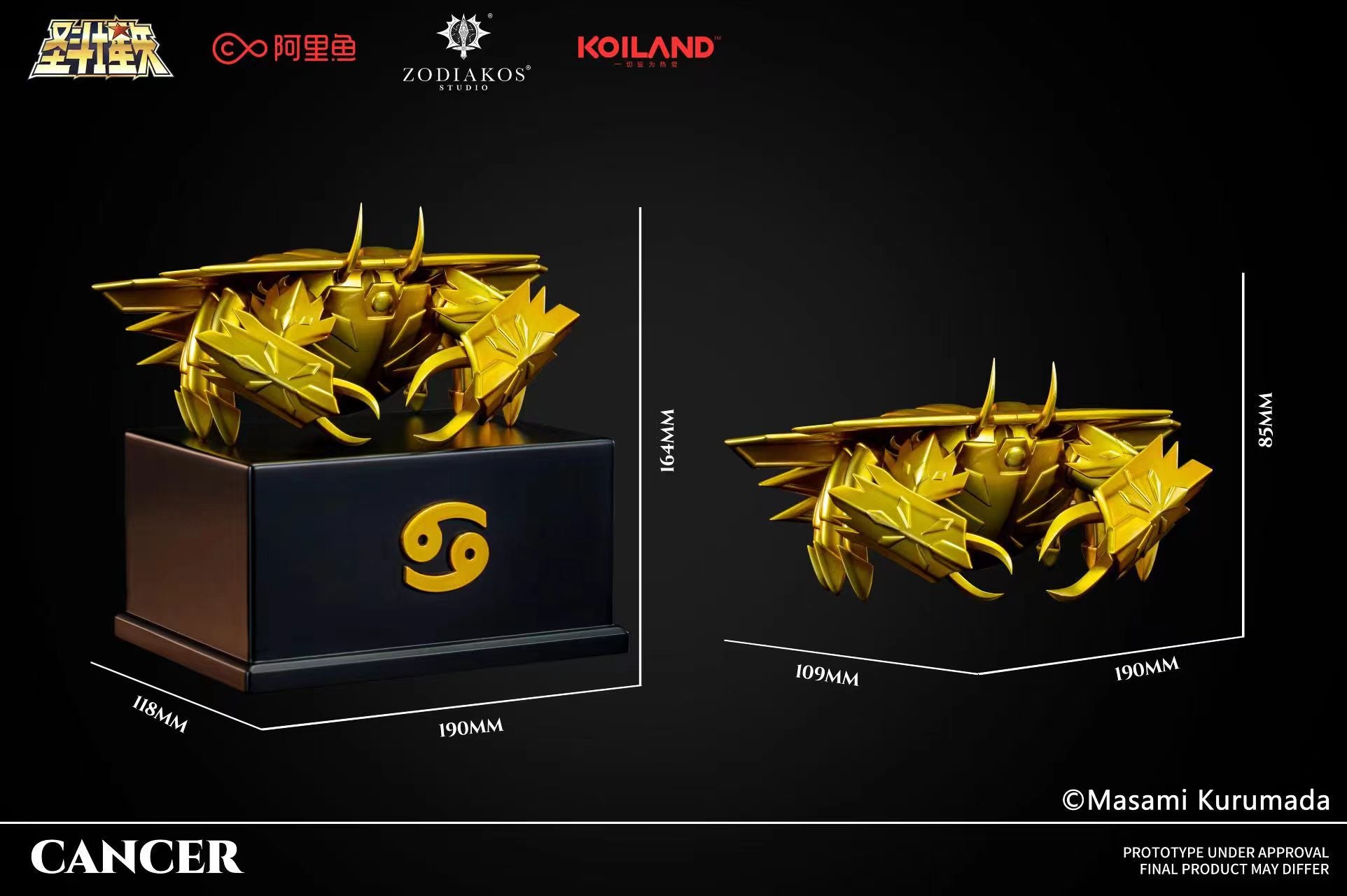Zodiakos Studio - Saint Seiya Gold Saint Cloth Series Cancer
