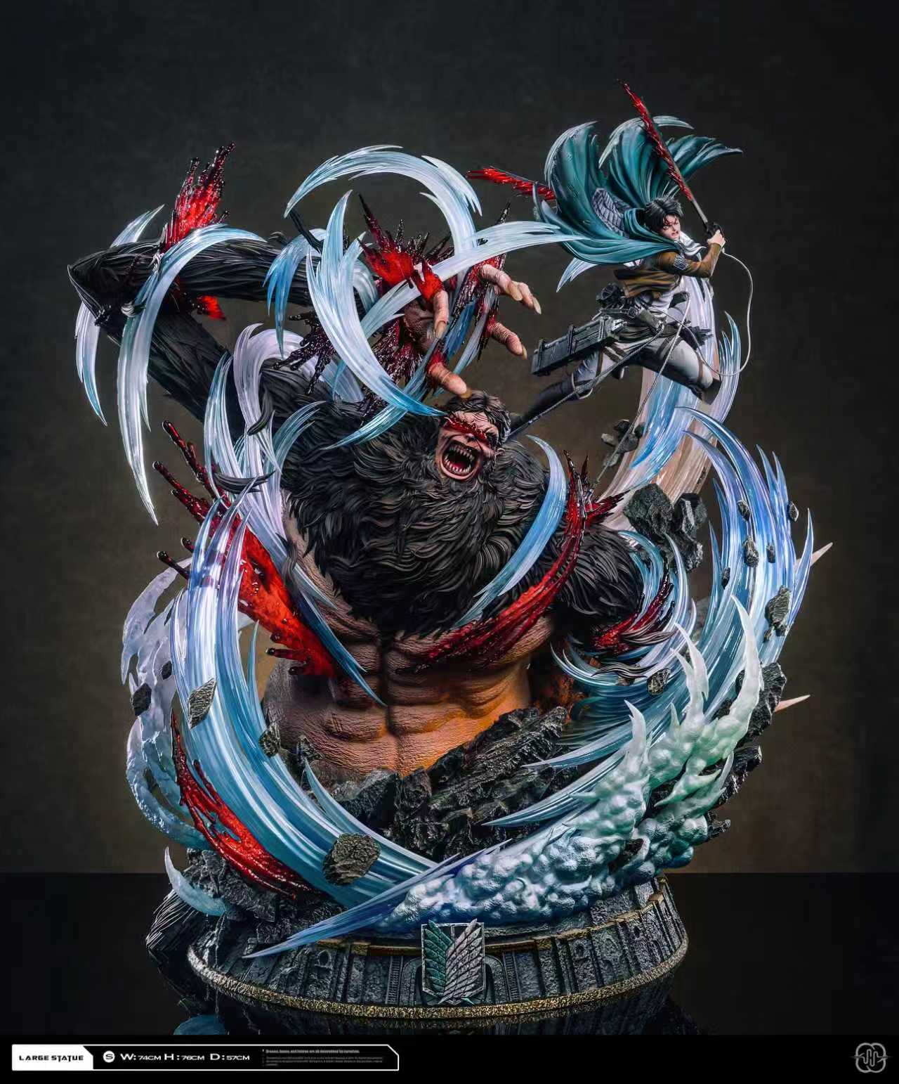 Hertz Studio - Levi Ackerman VS Beast Titan 2.0 [PRE-ORDER]