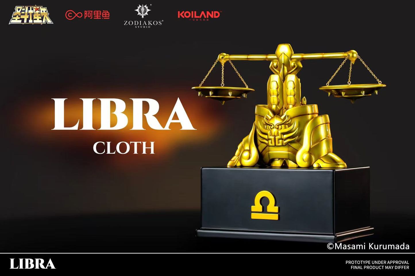 Zodiakos Studio - Saint Seiya Gold Saint Cloth Series Libra (Licensed) [PRE-ORDER CLOSED]