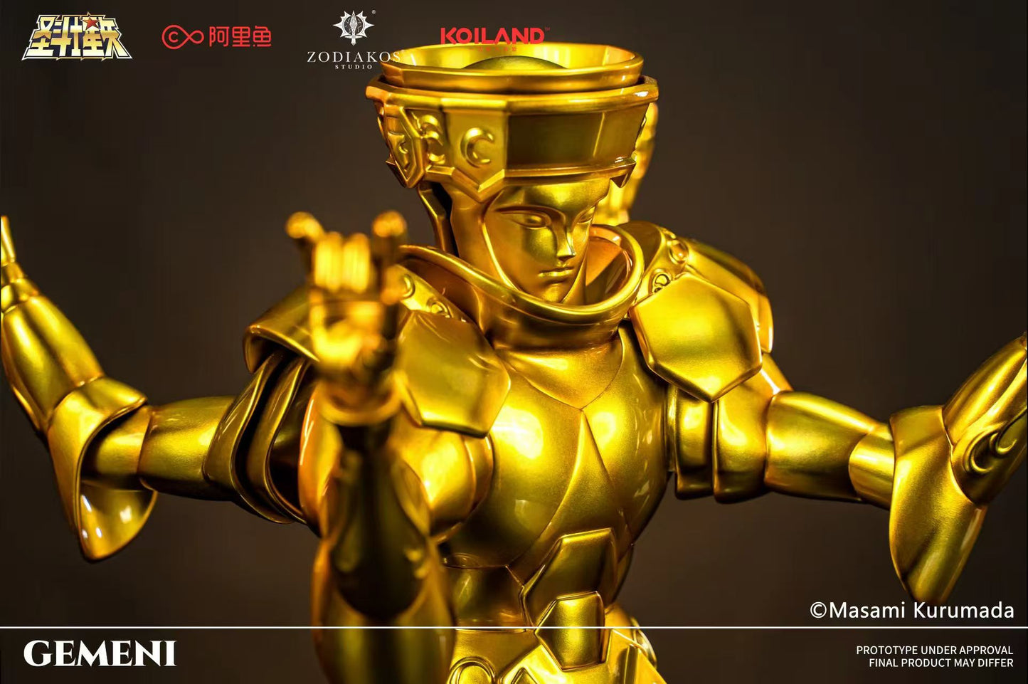 Zodiakos Studio - Saint Seiya Gold Saint Cloth Series Gemini (Licensed) [PRE-ORDER CLOSED]