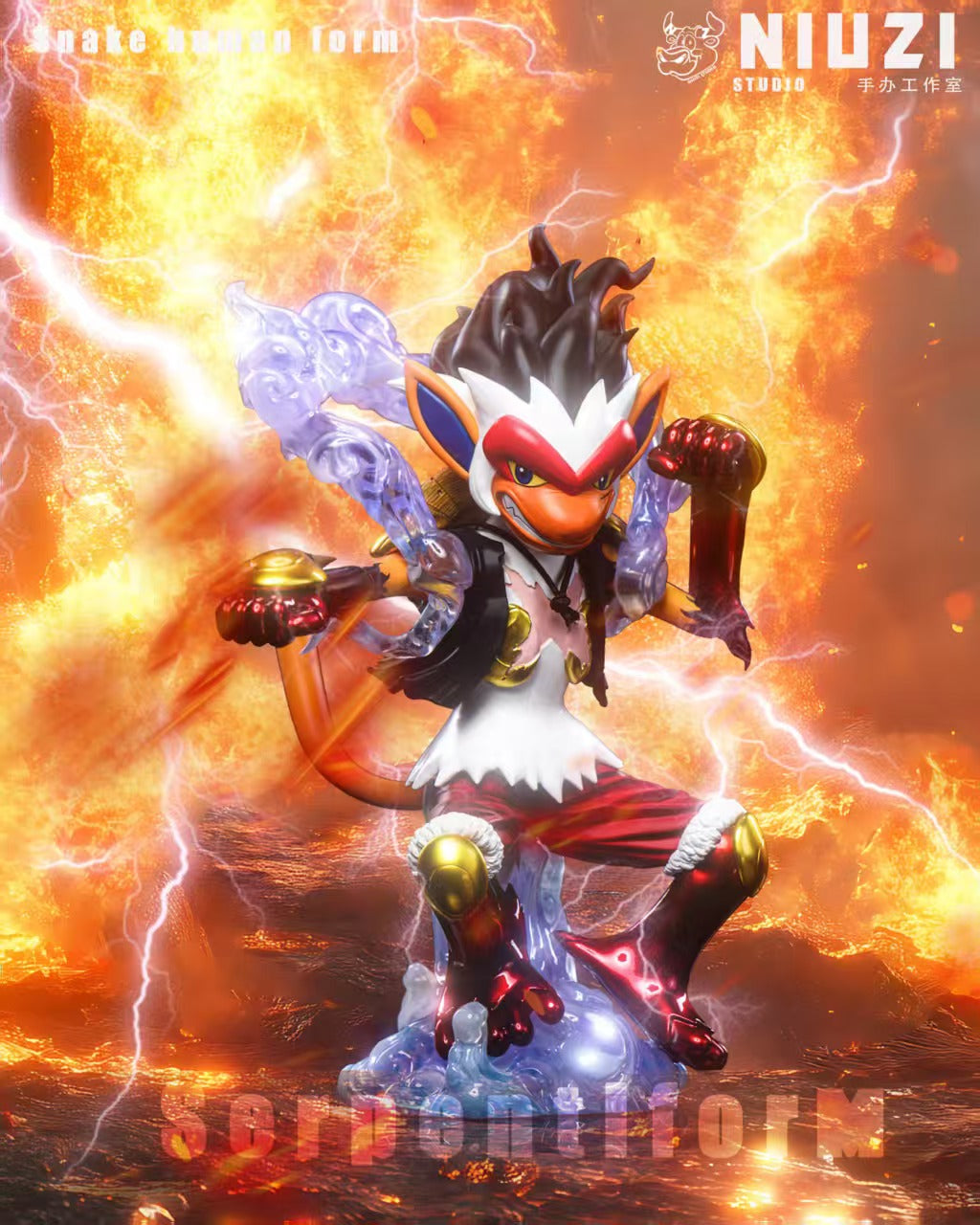 Niu Zi Studio - Infernape Cosplay Snakeman Luffy [PRE-ORDER]
