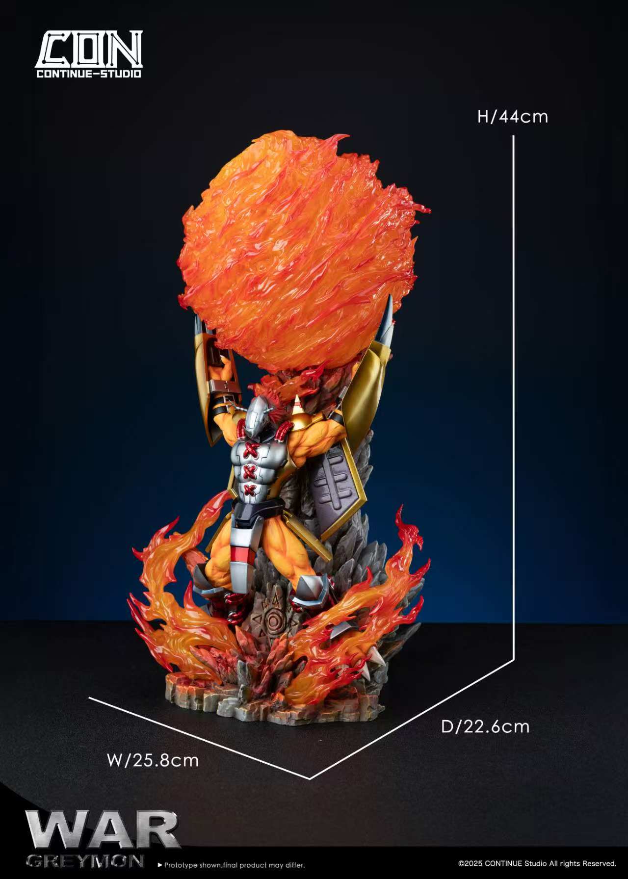 Continue Studio - WarGreymon [PRE-ORDER]