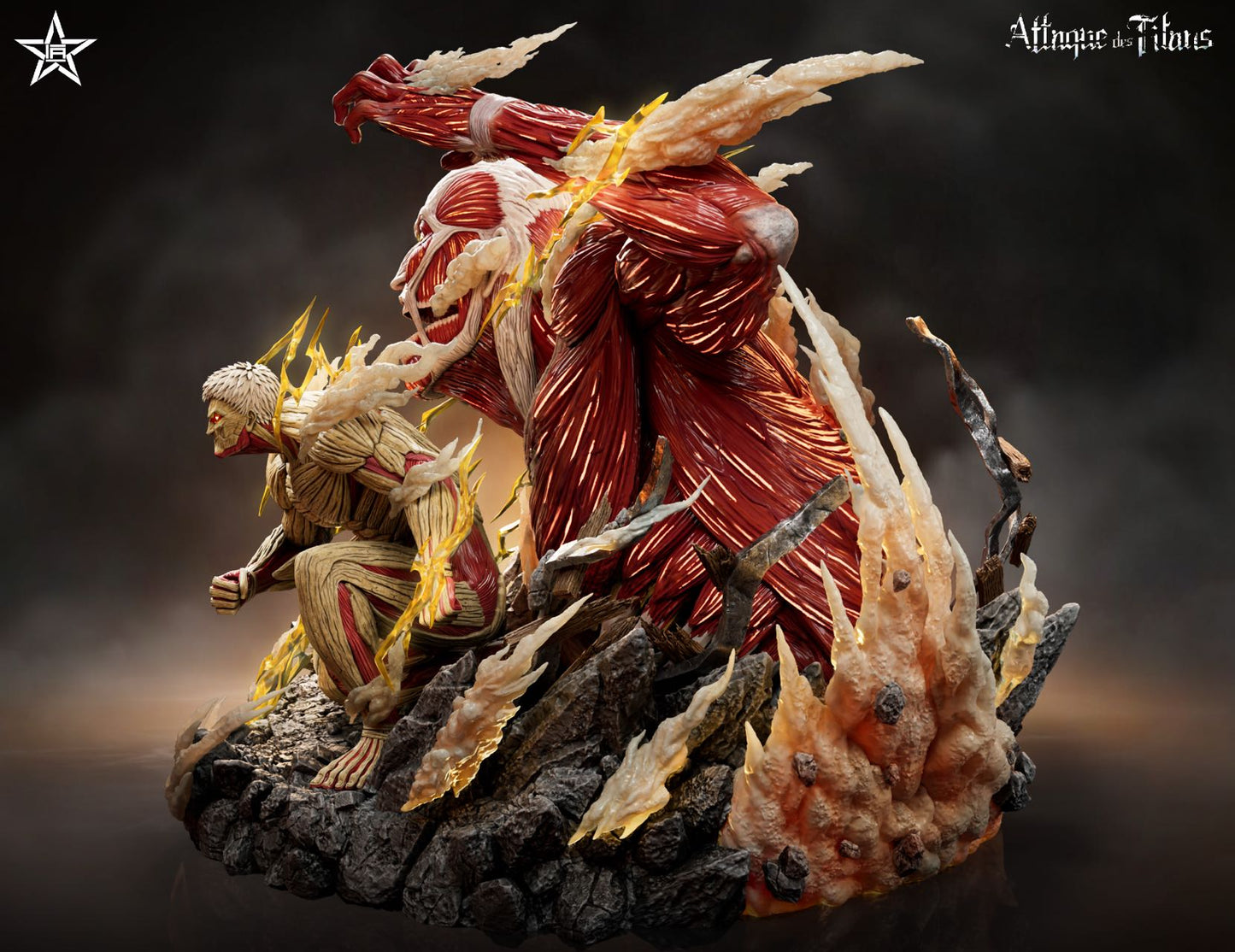 Jiang Xing Studio - Colossal Titan and Armored Titan [PRE-ORDER]