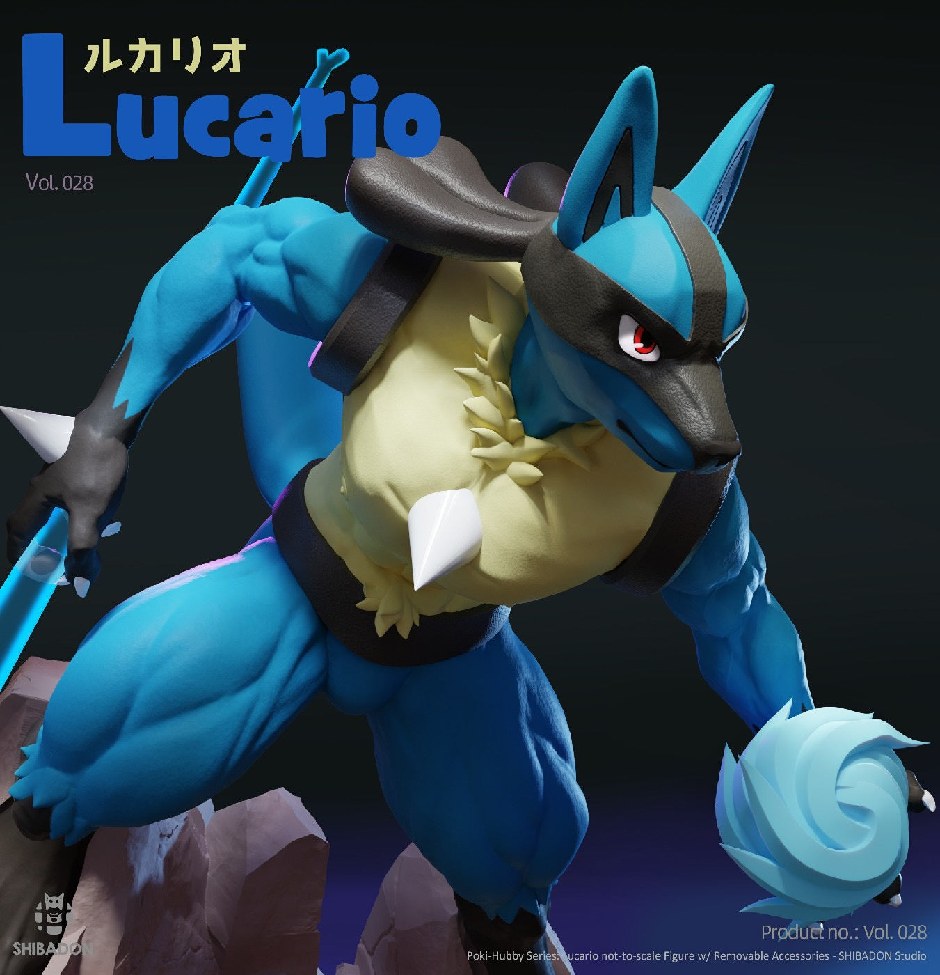 Shibadon Studio - Lucario [PRE-ORDER CLOSED]
