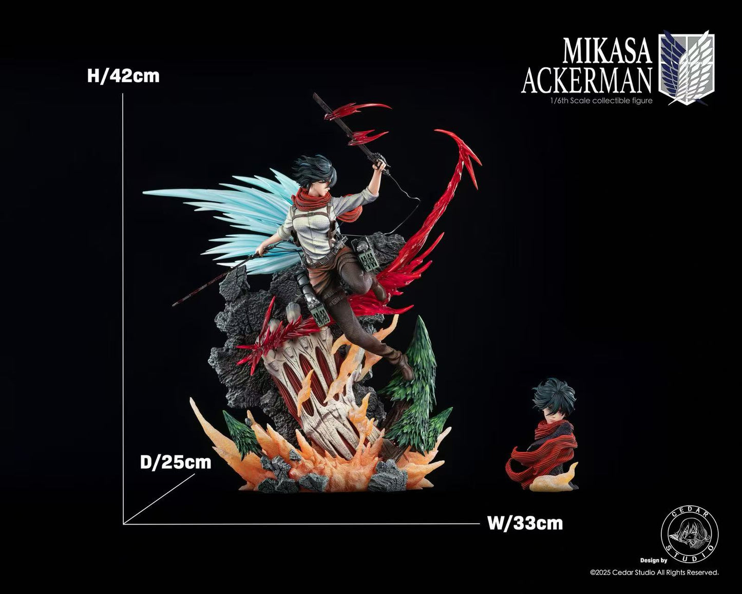 Cedar Studio - Mikasa Ackerman [PRE-ORDER]