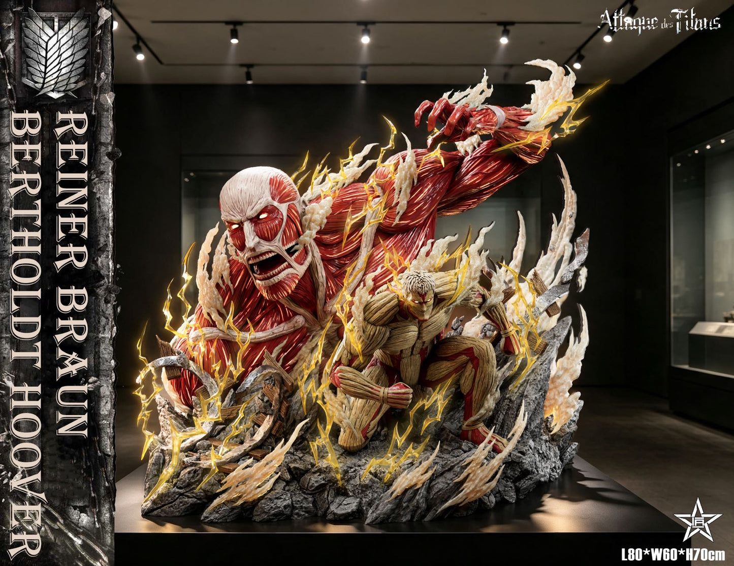 Jiang Xing Studio - Colossal Titan and Armored Titan [PRE-ORDER]