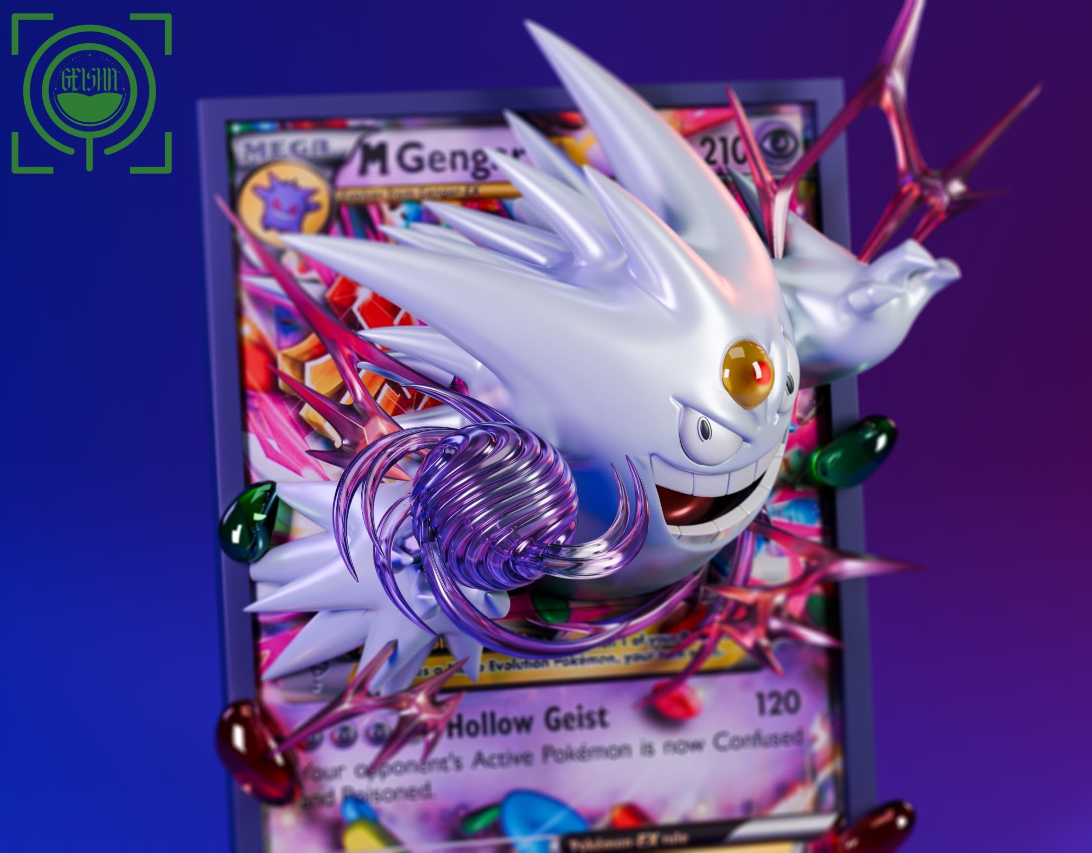 Gengar_EXさま専用 Gengar EX Non Holo Pokemon Card VMAX EX GX ACG V Star custom