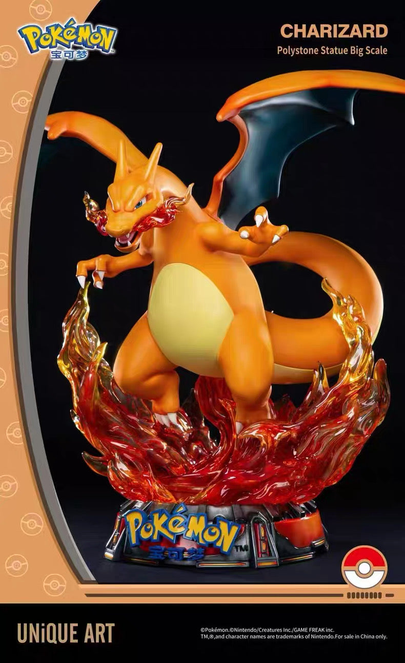 UNiQUE ART - Pokemon Charizard (Licensed) [FACTORY READY STOCKS]