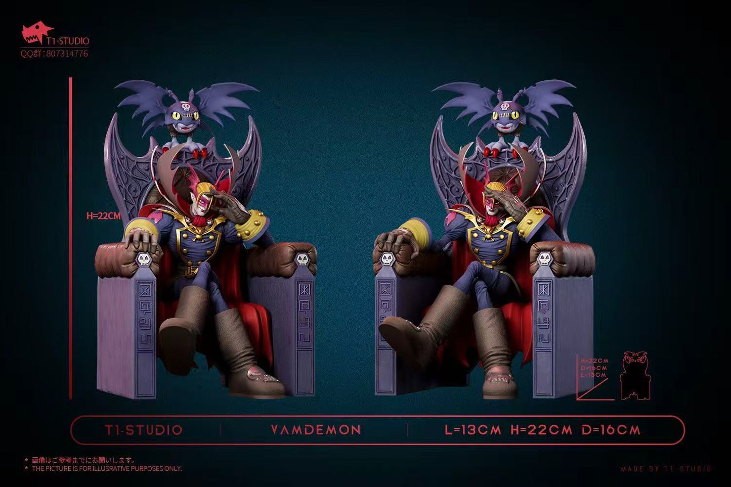 T1 Studio - Vamdemon and DemiDevimon [PRE-ORDER]