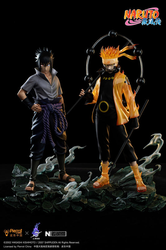 Pick Star Studios - Naruto Shippuden Sage of Six Paths Mode Uzumaki Naruto and Rinnegan Uchiha Sasuke (Licensed) [PRE-ORDER]