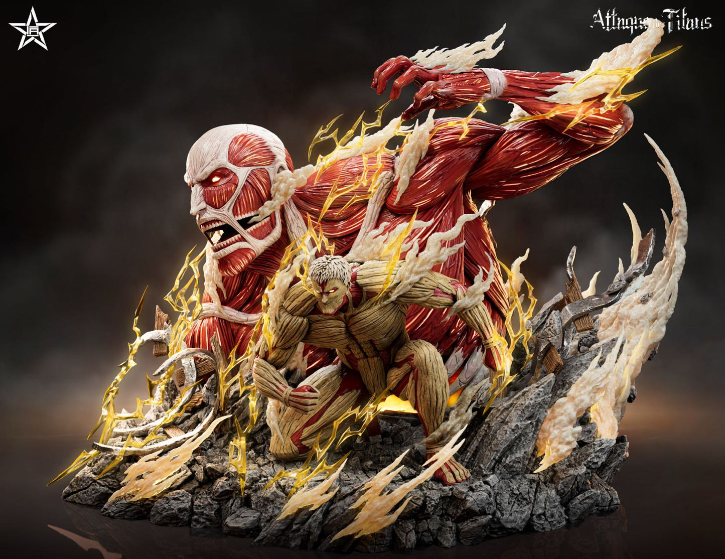 Jiang Xing Studio - Colossal Titan and Armored Titan [PRE-ORDER]
