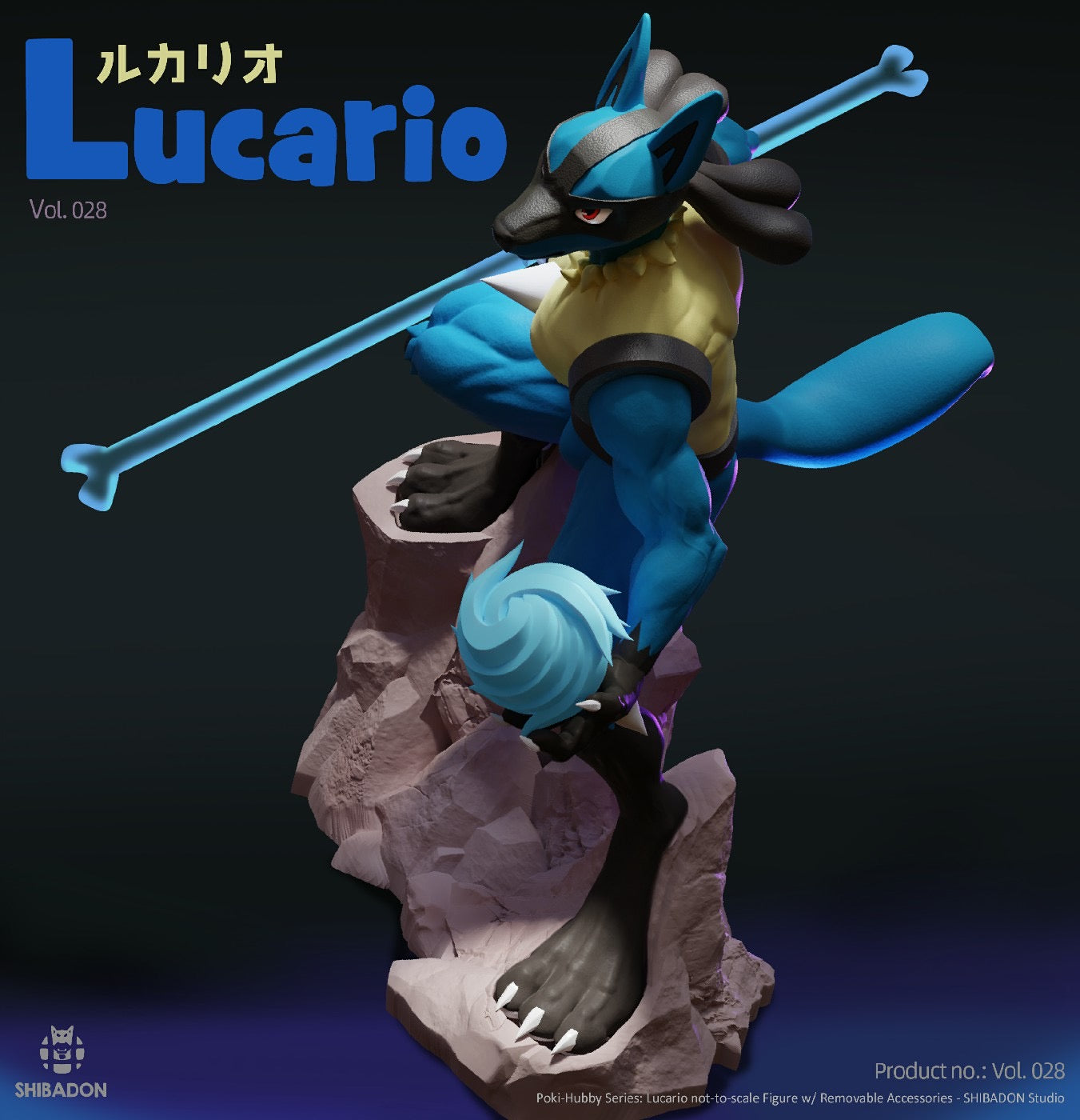 Shibadon Studio - Lucario [PRE-ORDER CLOSED]