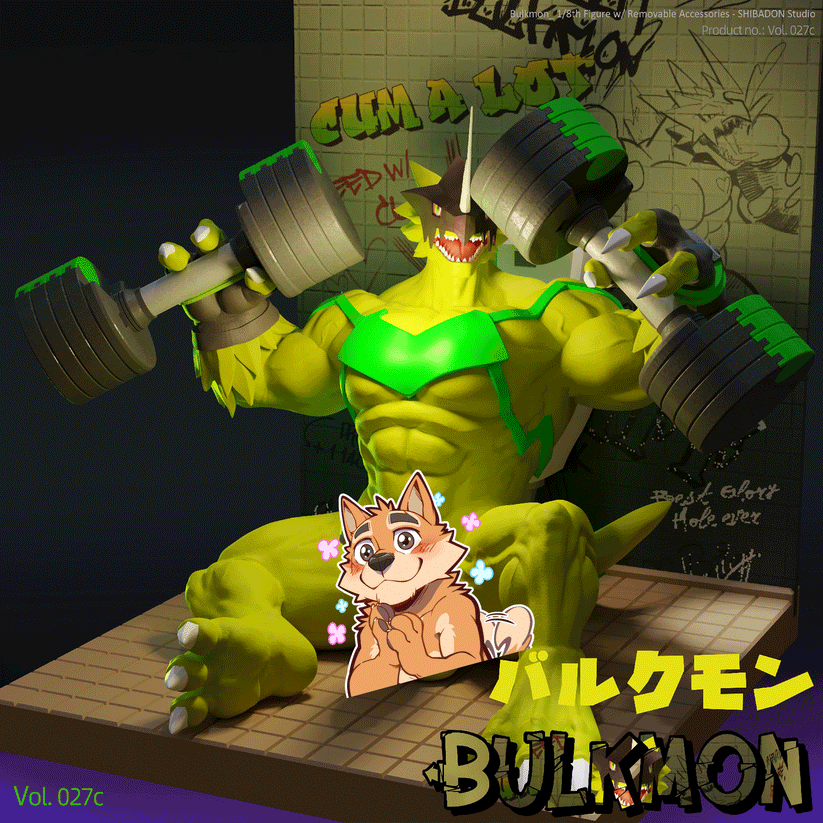 Shibadon Studio - Bulkmon [PRE-ORDER CLOSED] – GK Collectors