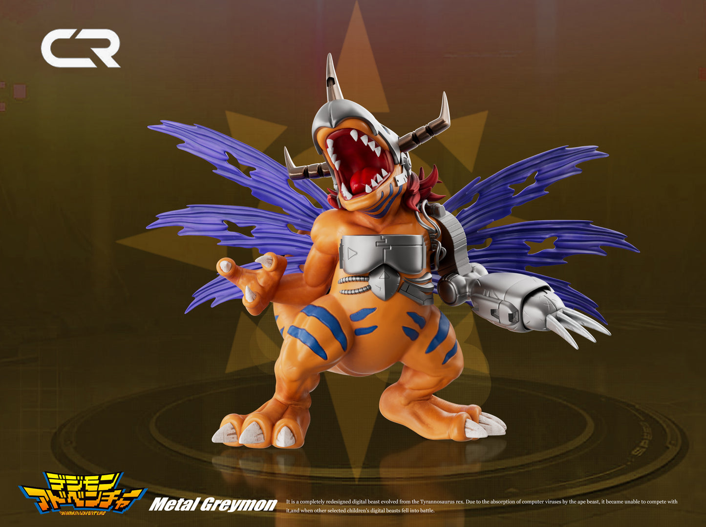 CR Studio - Metal Greymon [PRE-ORDER CLOSED]