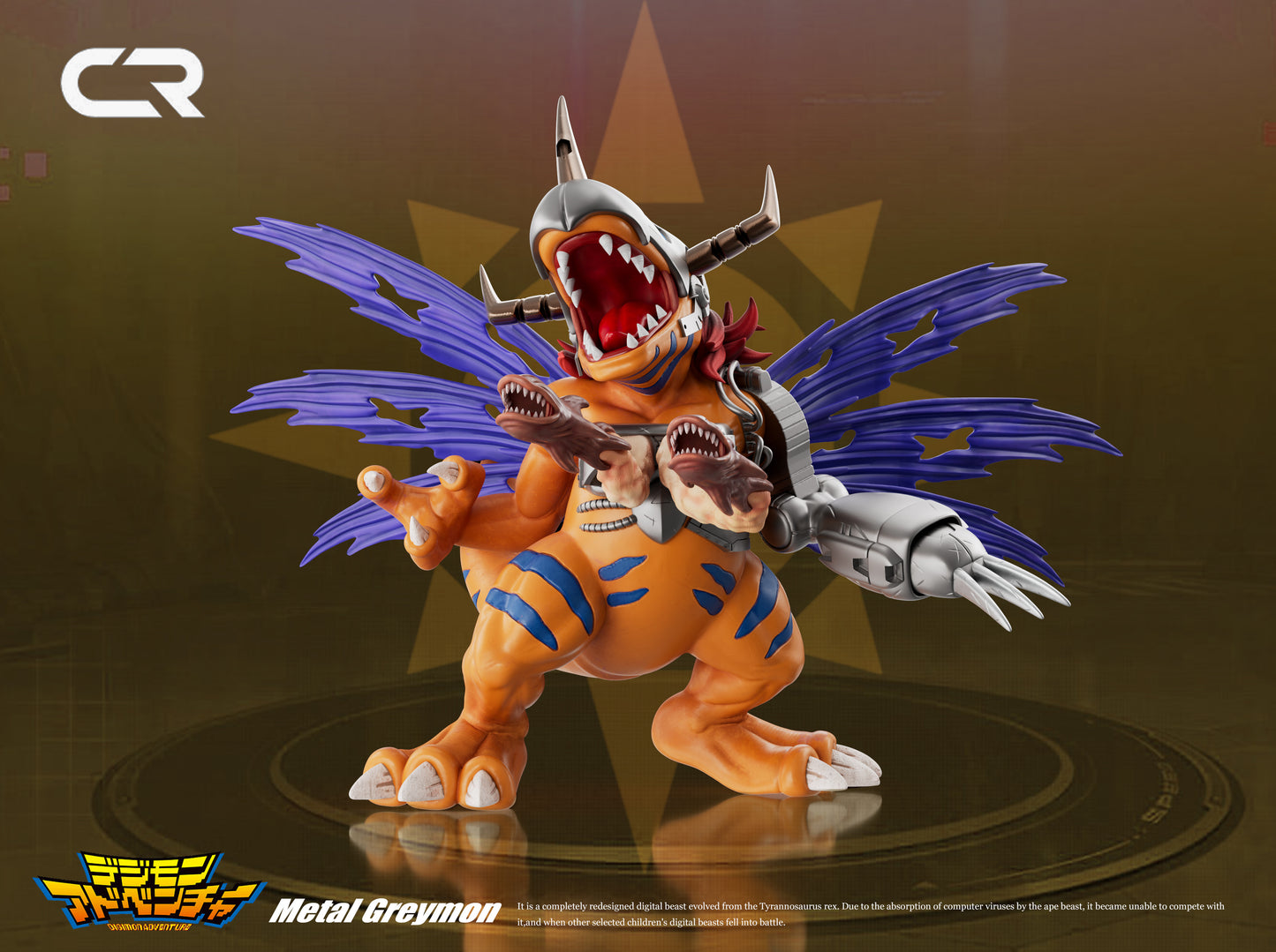 CR Studio - Metal Greymon [PRE-ORDER CLOSED]