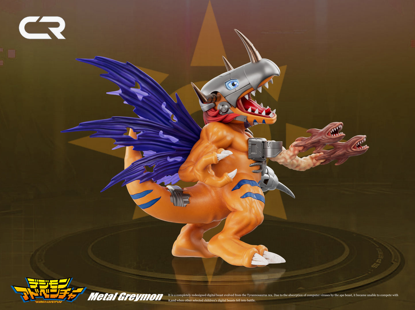 CR Studio - Metal Greymon [PRE-ORDER CLOSED]