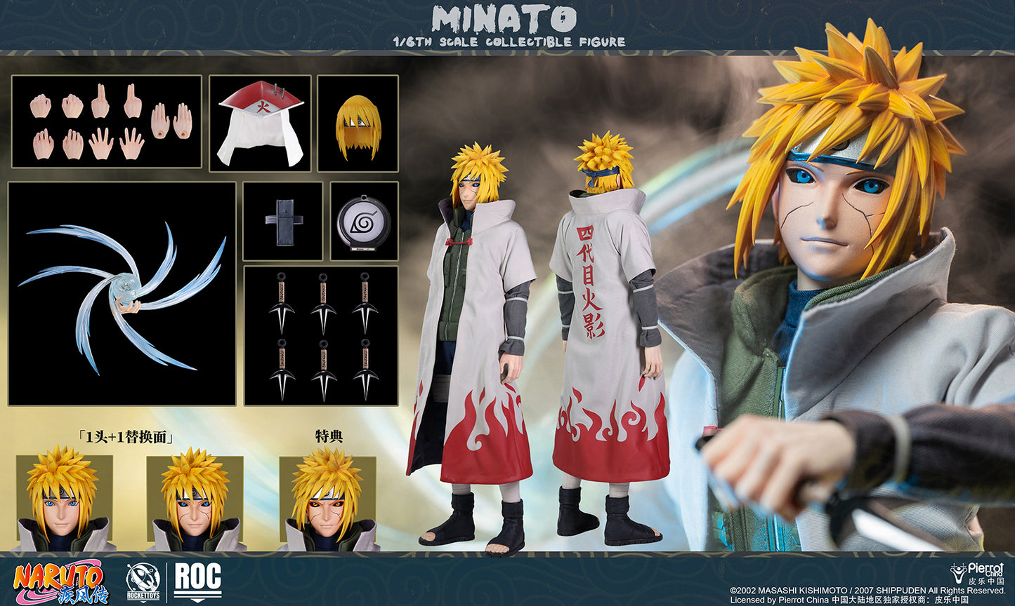 ROCKET TOYS - Naruto Shippuden Manikaze Minato Fourth Hokage Action Figure (Licensed) [PRE-ORDER]