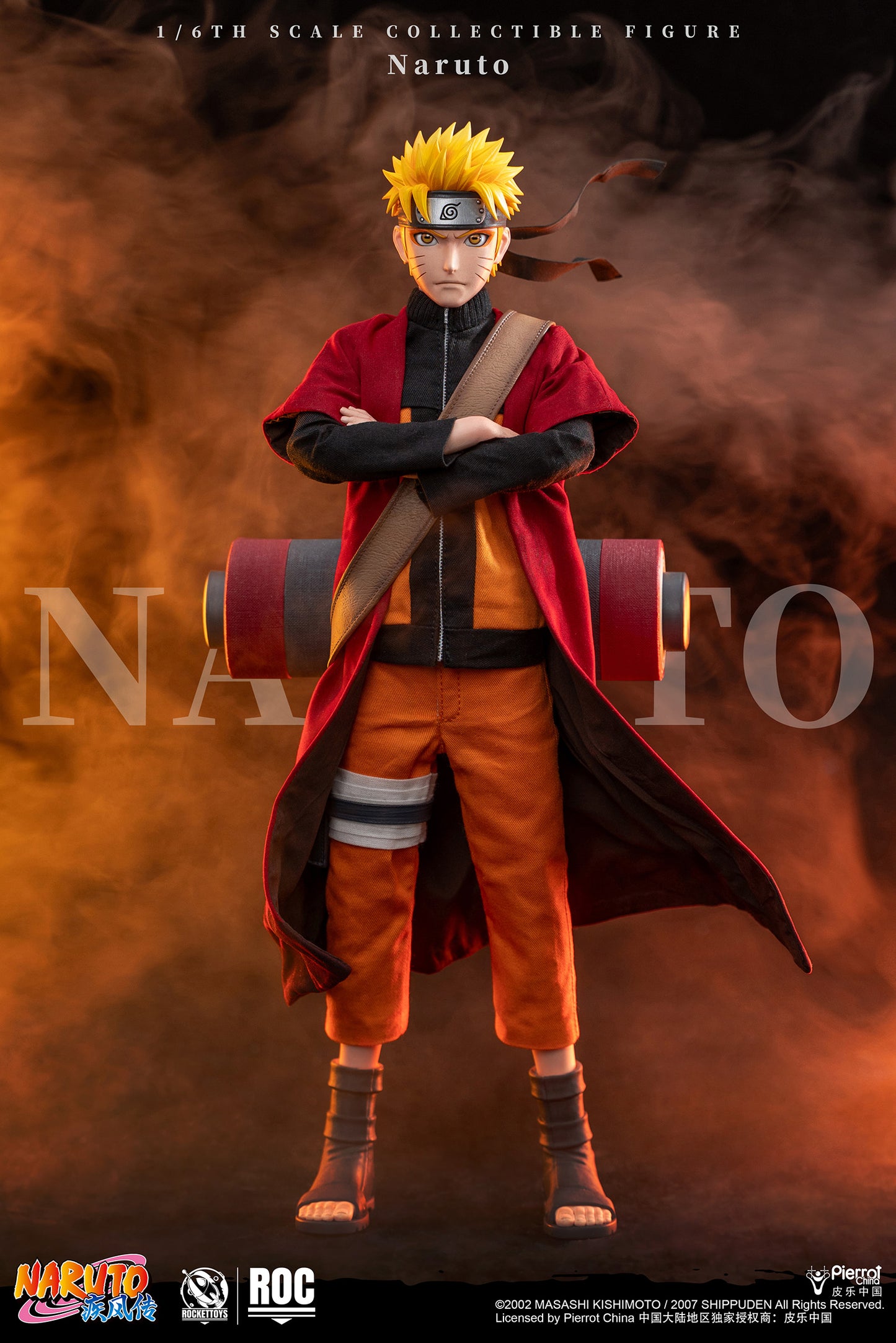 ROCKET TOYS - Naruto Shippuden Uzumaki Naruto Sage Mode Action Figure (Licensed) [PRE-ORDER]