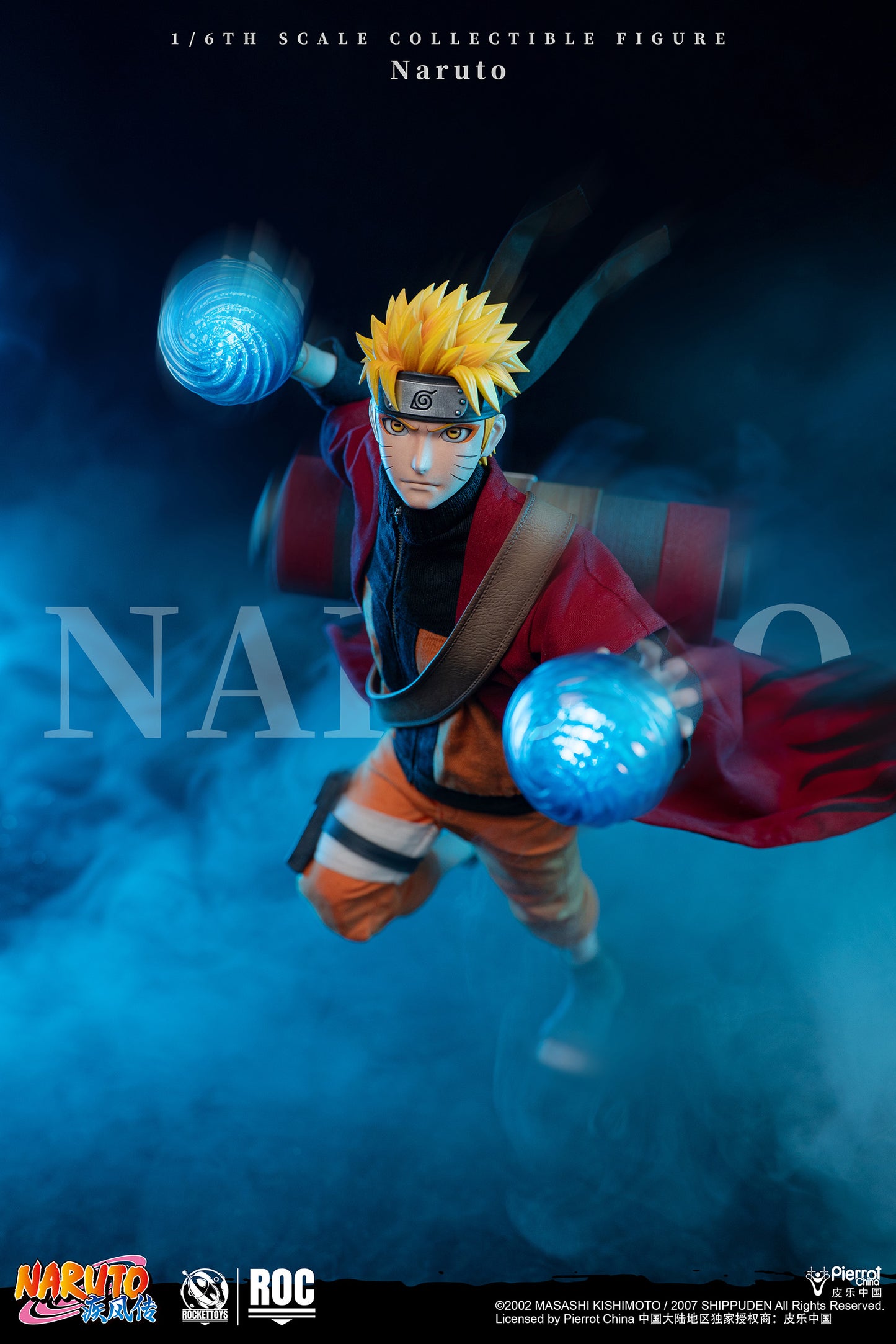 ROCKET TOYS - Naruto Shippuden Uzumaki Naruto Sage Mode Action Figure (Licensed) [PRE-ORDER]