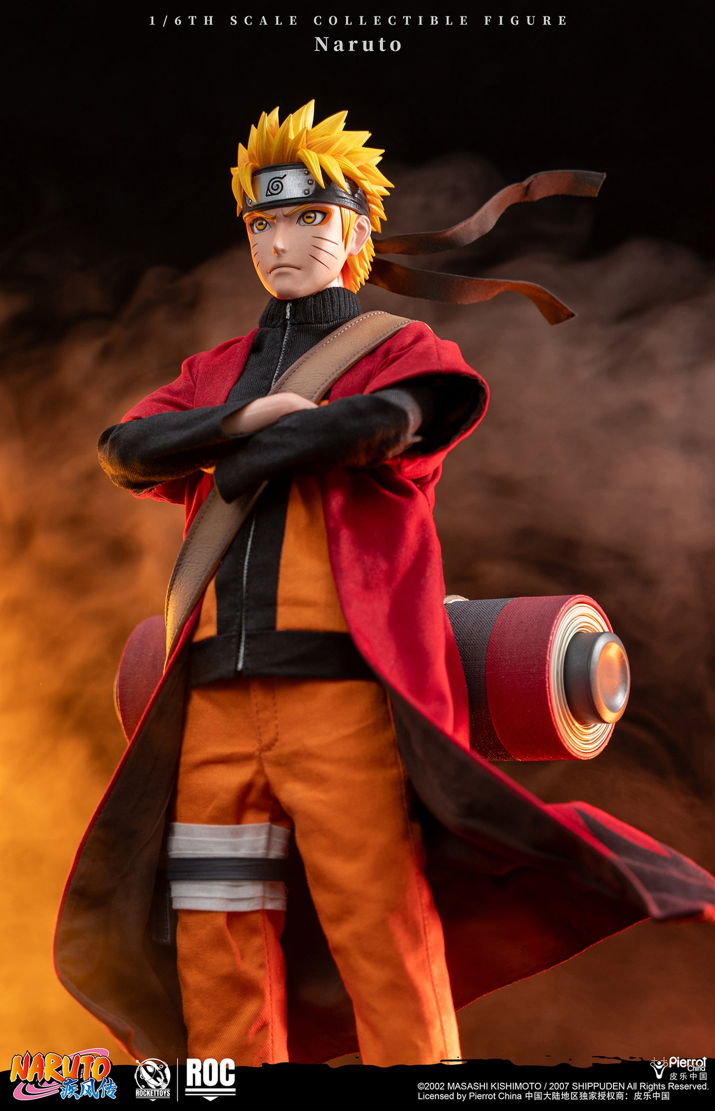 ROCKET TOYS - Naruto Shippuden Uzumaki Naruto Sage Mode Action Figure (Licensed) [PRE-ORDER]