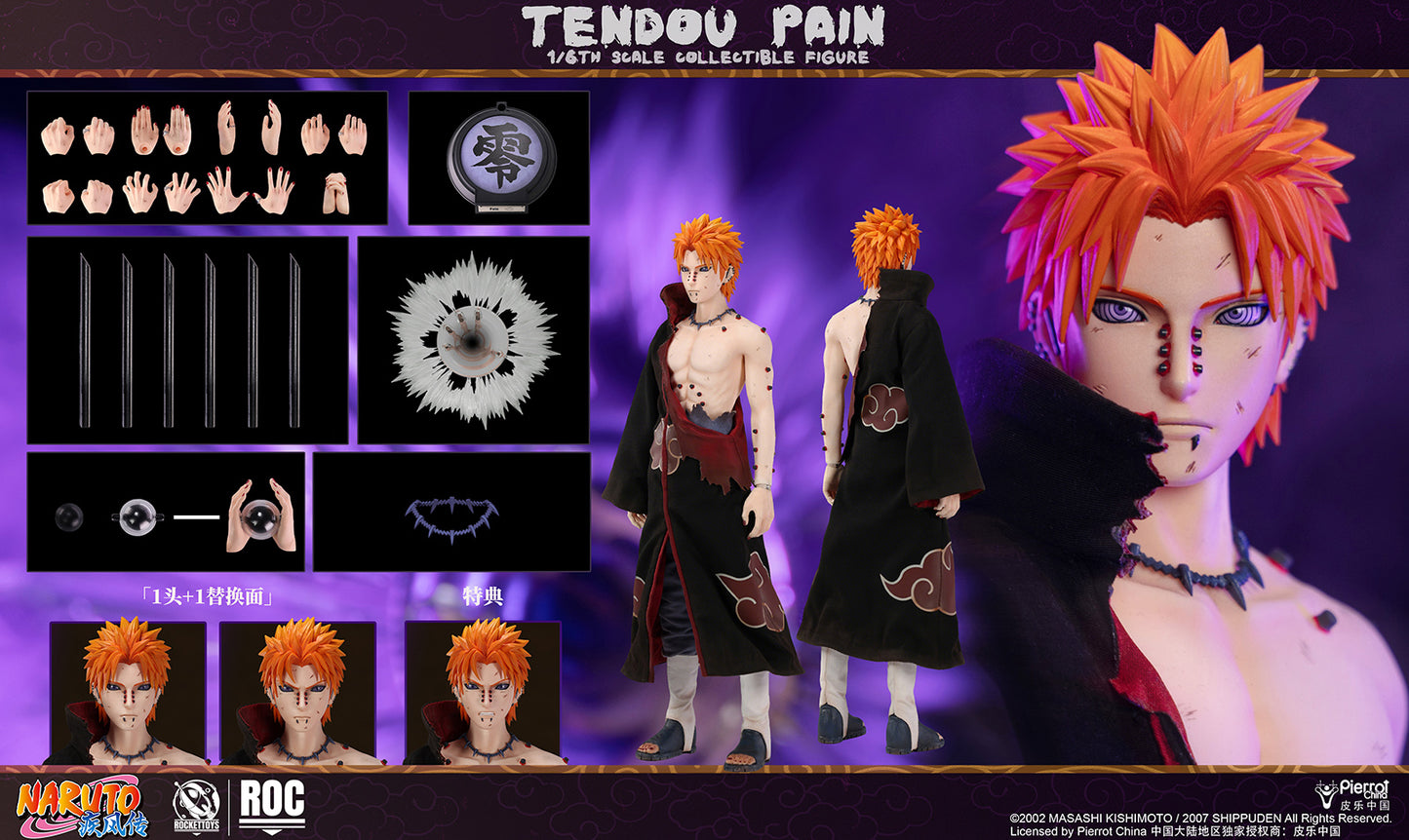 ROCKET TOYS - Naruto Shippuden Tendo Pain Battle Mode Action Figure (Licensed) [PRE-ORDER]