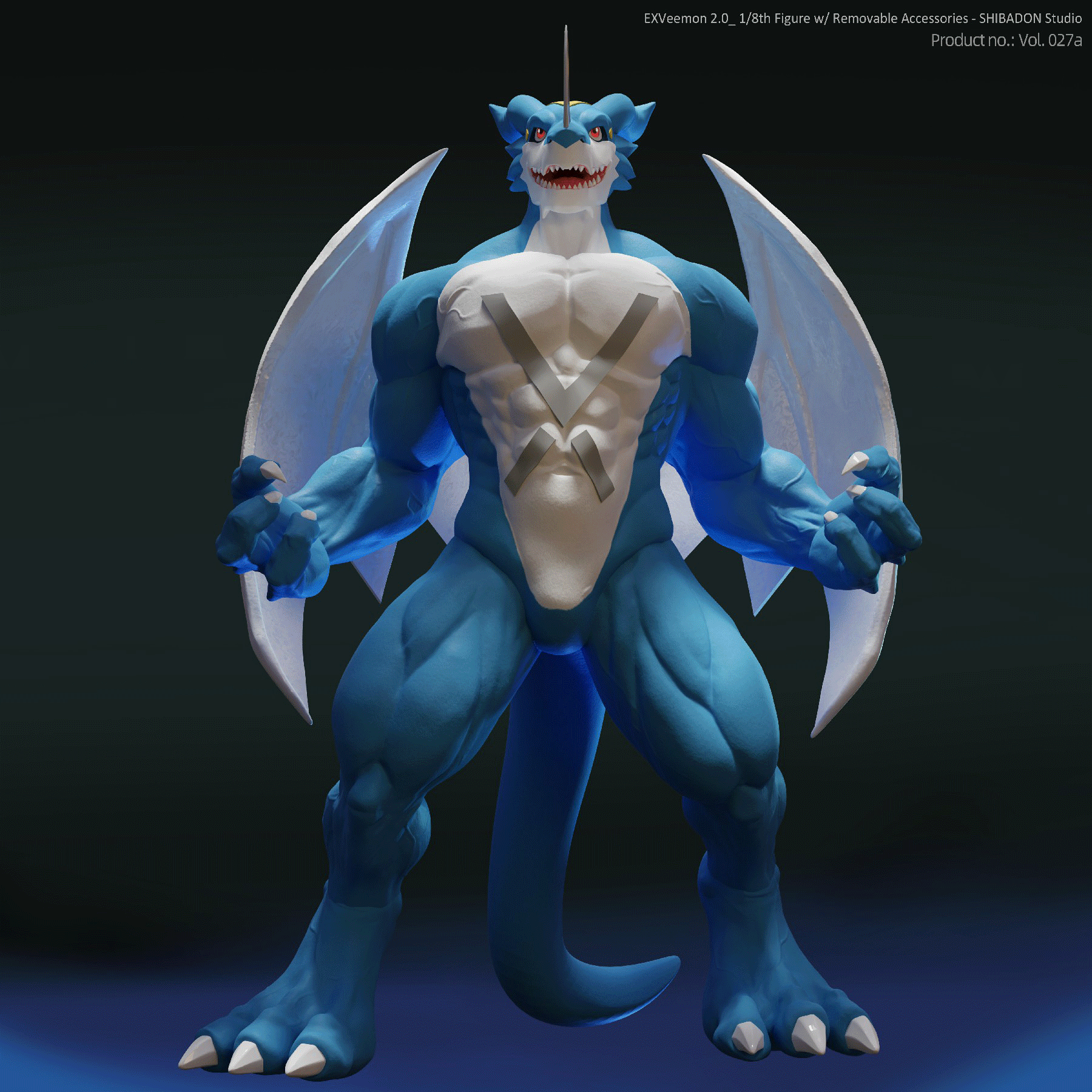 デジモン Shibadon ブイモン/V 2.0 フィギュア ガレージキット デジモン Shibadon ブイモン/V 2.0 フィギュア ガレージキット