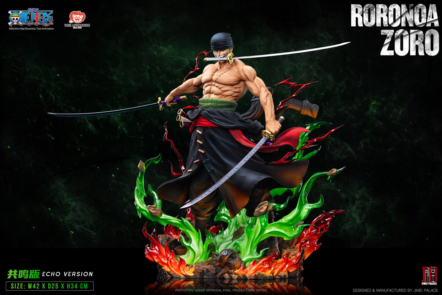 JIMEI PALACE - One Piece Straw Hat Pirates Series Roronoa Zoro (Licensed) [PRE-ORDER]