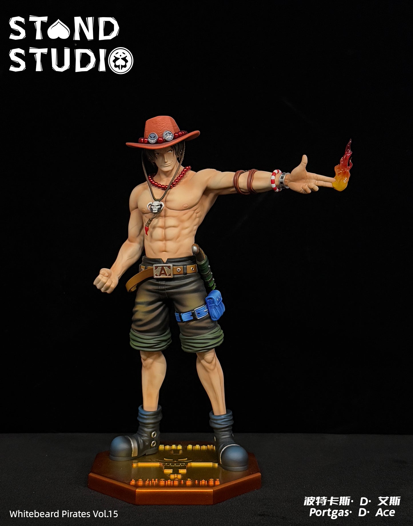 Stand Studio - Whitebeard Pirates Series Portgas D Ace [PRE-ORDER]