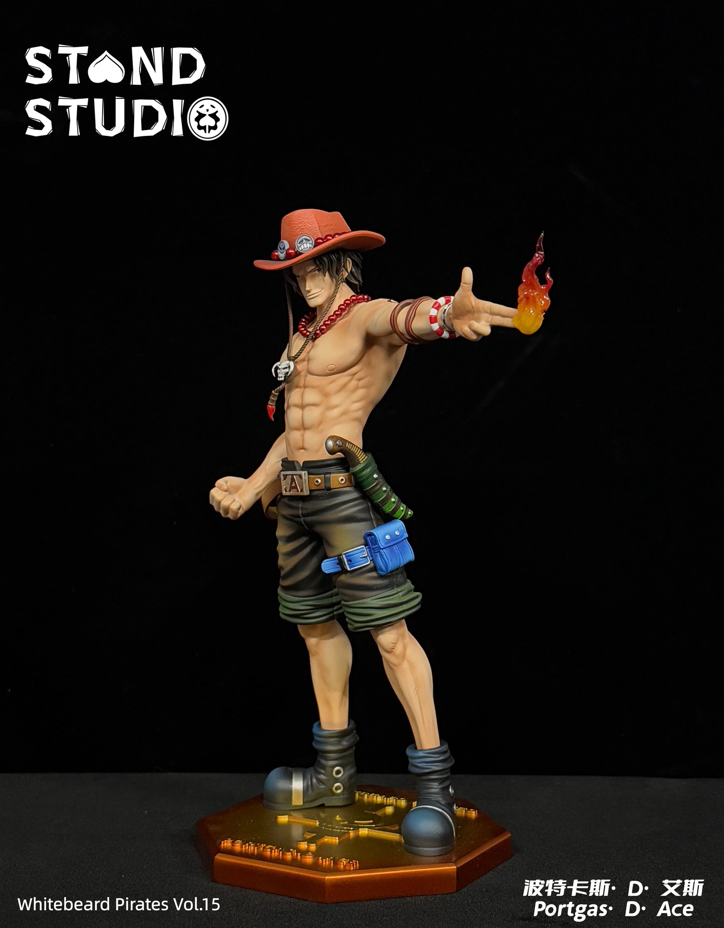 Stand Studio - Whitebeard Pirates Series Portgas D Ace [PRE-ORDER]