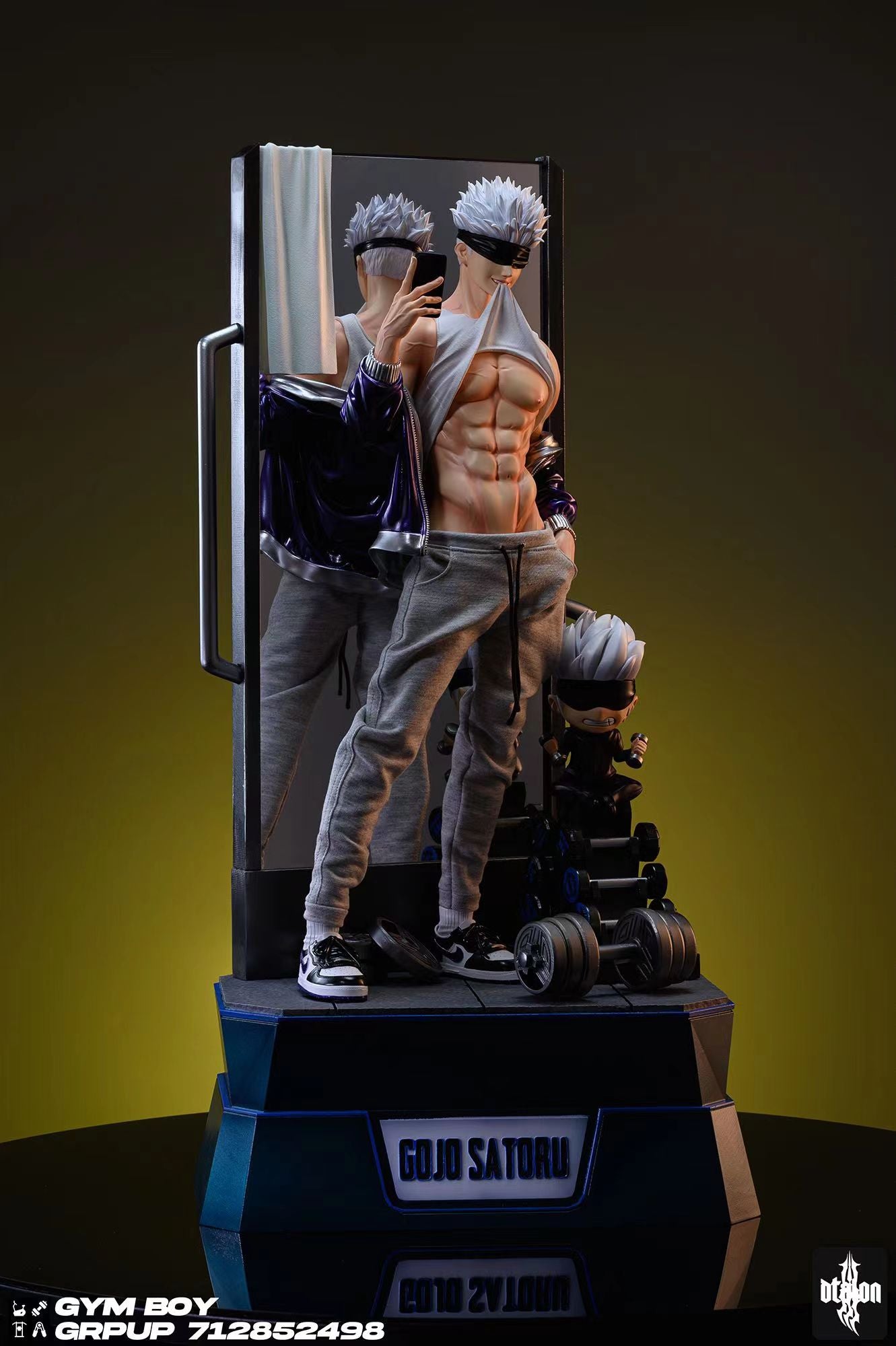 Figurine Gojo Satoru 20 Cm - Statue PVC Anime Collector, Décoration Bureau Salon