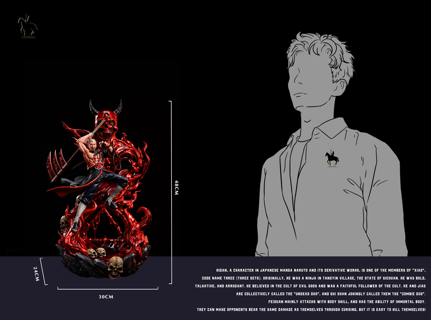 QBL Studios - Akatsuki Series Hidan [PRE-ORDER CLOSED]