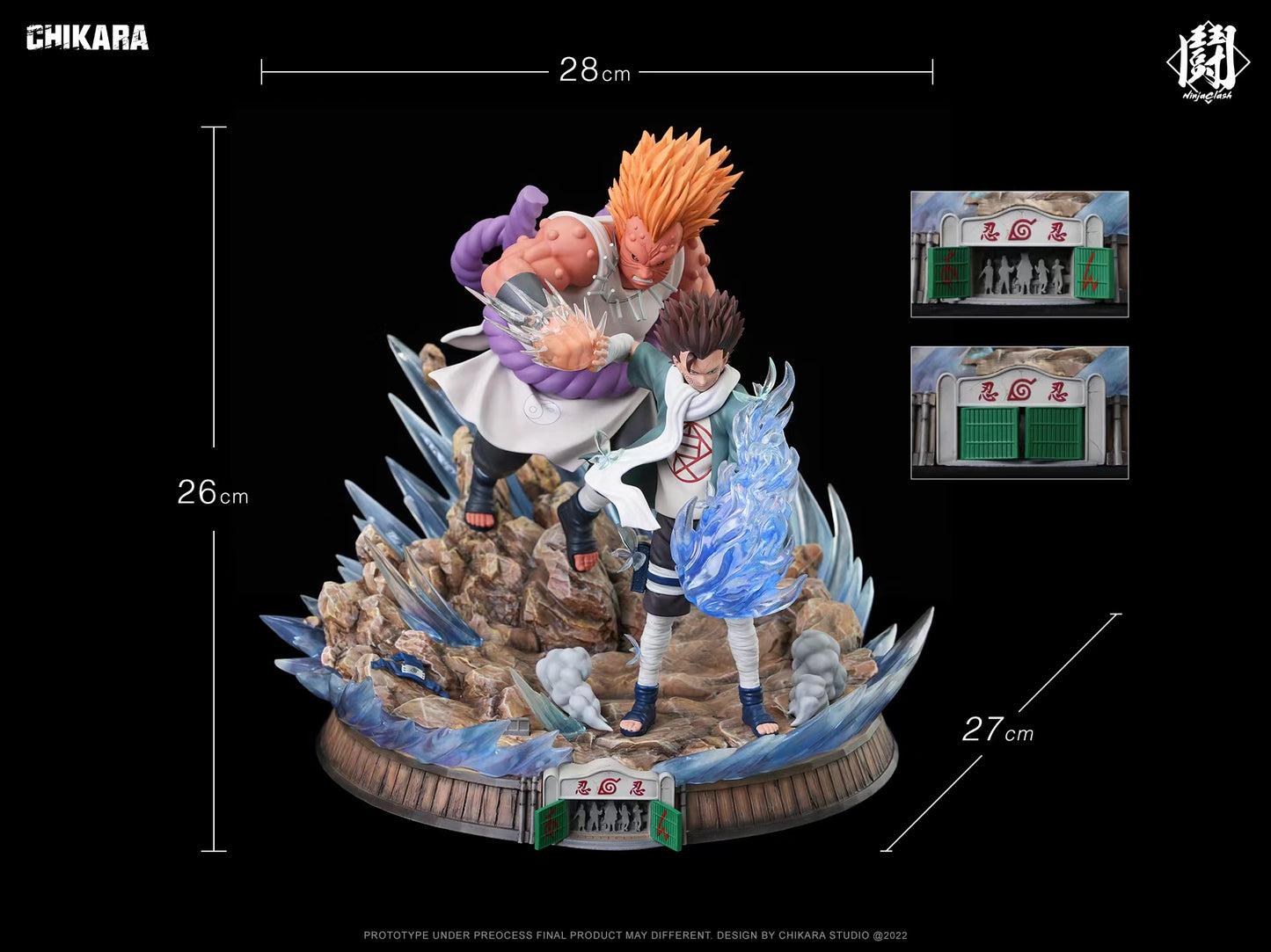 Chikara Studio - Akimichi Choji VS Jirobo [PRE-ORDER CLOSED]