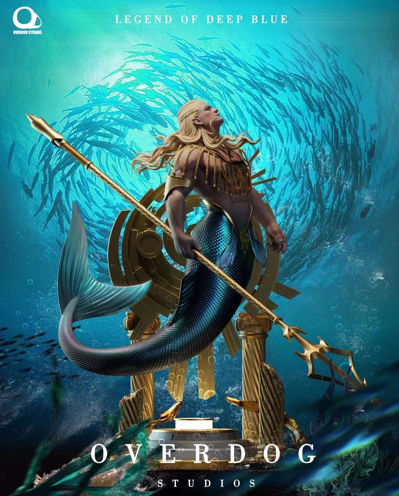 Over Dog Studio - Legend of the Deep Blue Sea Mermaid [PRE-ORDER CLOSED]