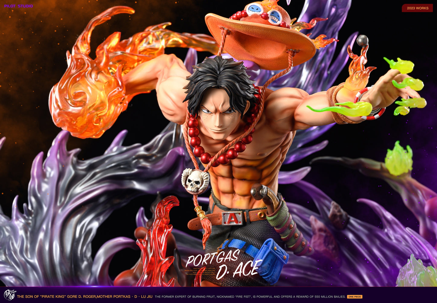 Pilot Studio - Portgas D Ace [PRE-ORDER CLOSED]