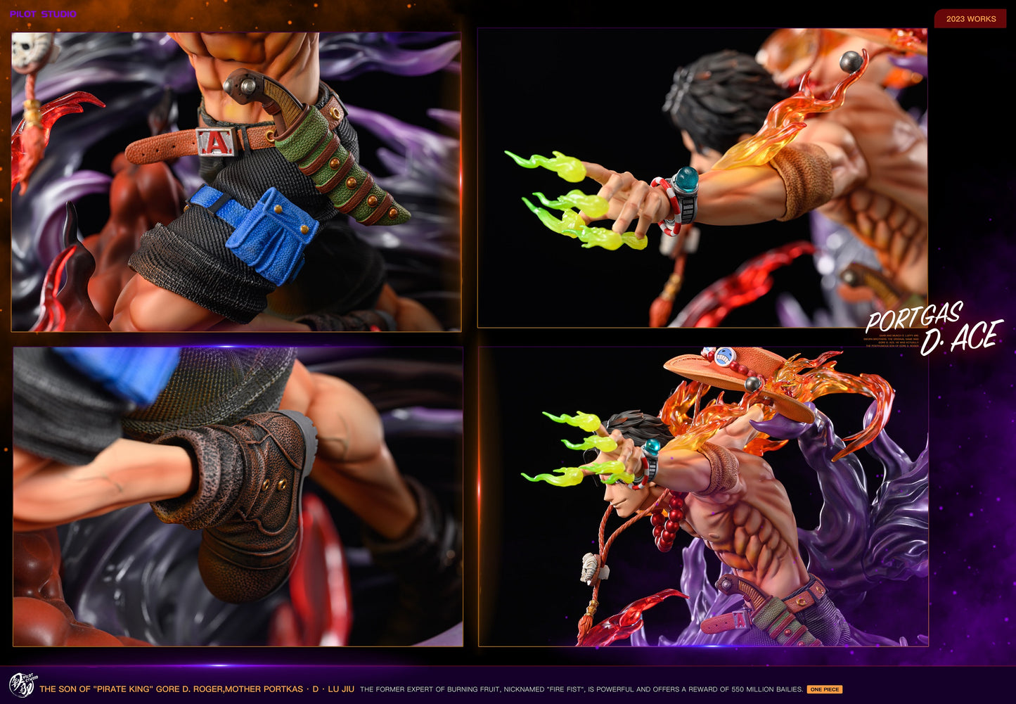 Pilot Studio - Portgas D Ace [PRE-ORDER CLOSED]