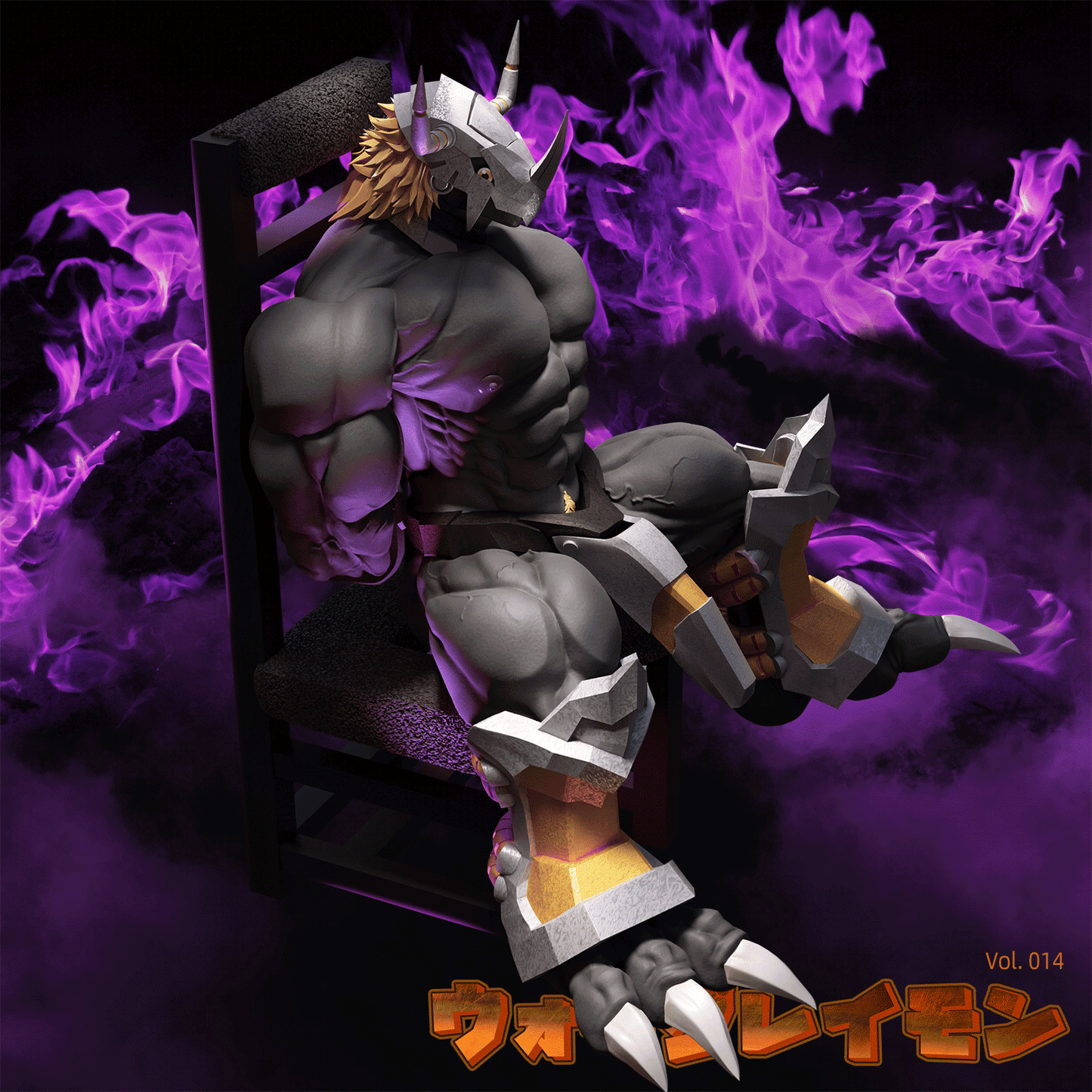 Shibadon Studio - Black WarGreymon [PRE-ORDER CLOSED]