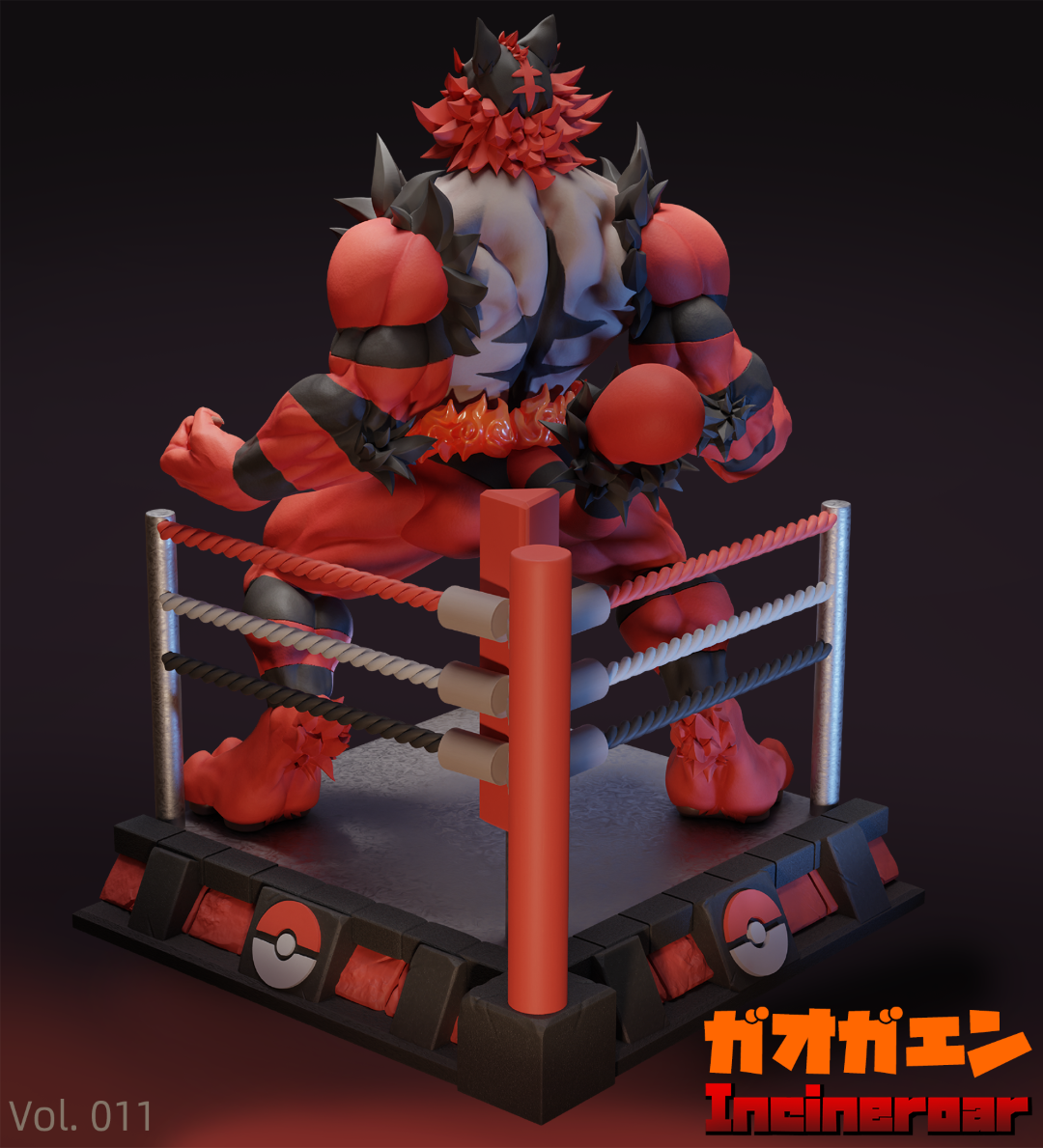 Shibadon Studio - Incineroar [PRE-ORDER CLOSED]