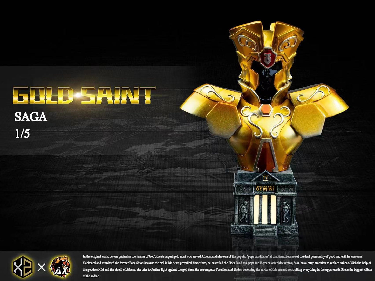 XS Studios X AX Studios - Gold Saint Series Gemini Saga [PRE-ORDER CLOSED]