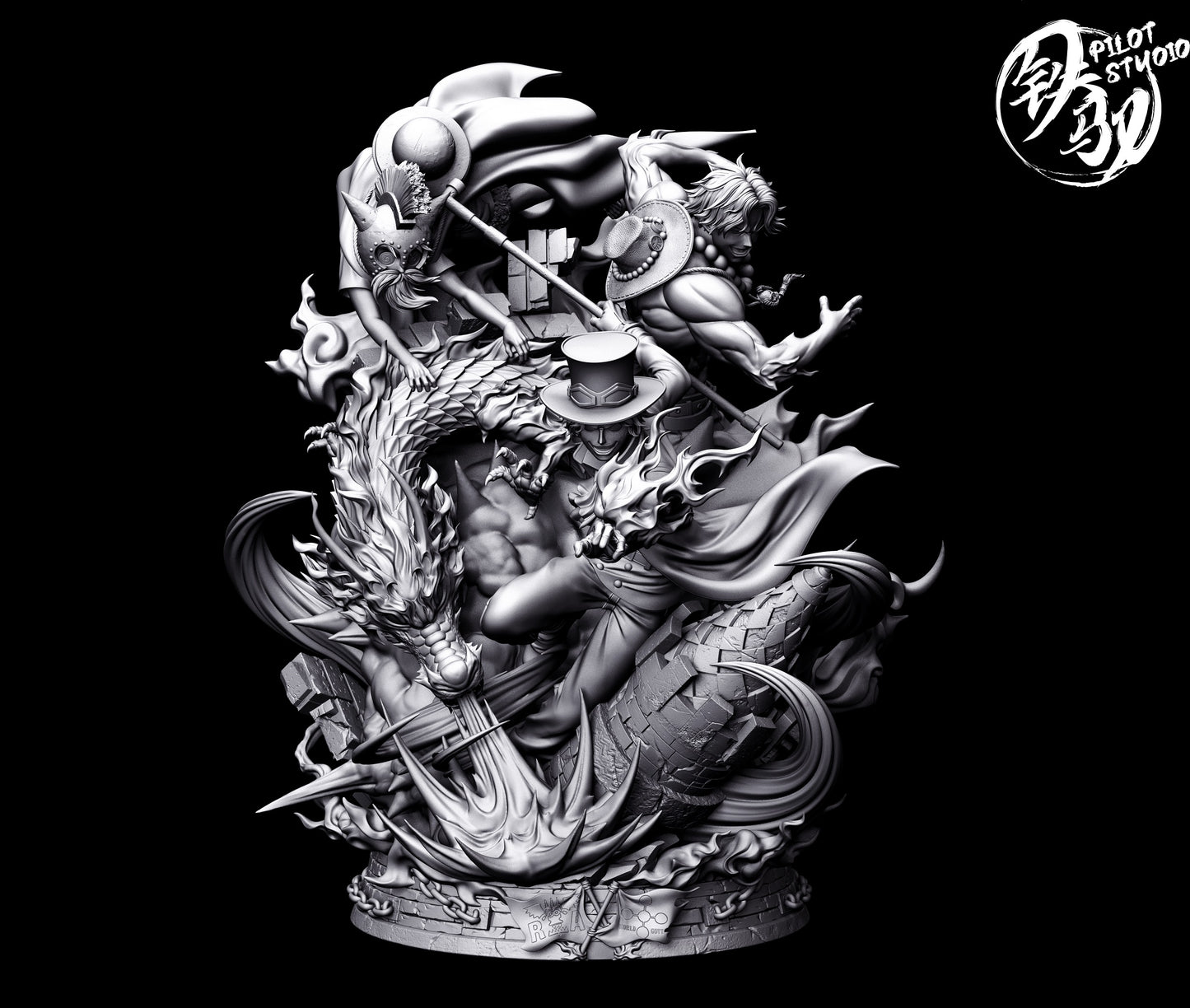 Pilot Studio - Portgas D Ace [PRE-ORDER CLOSED]