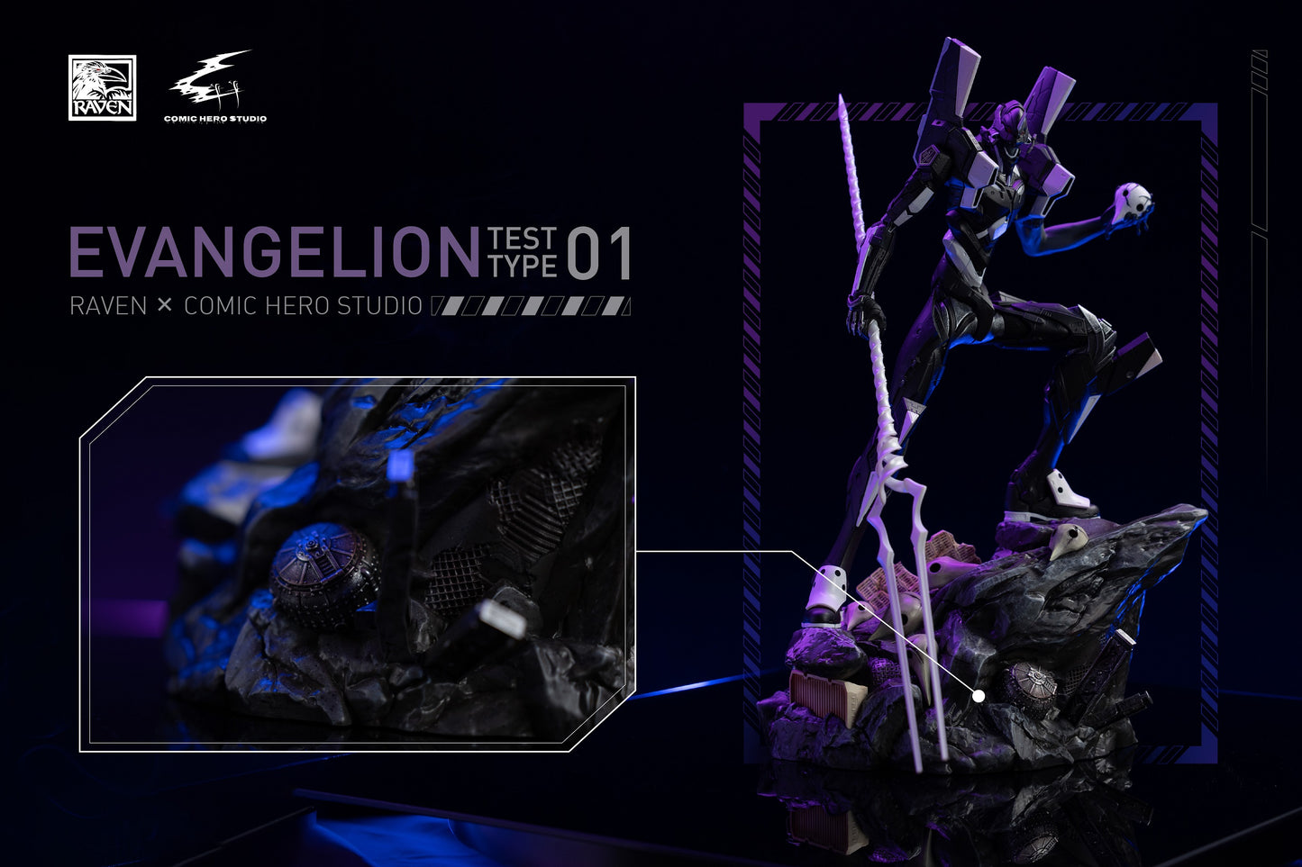 Comic Hero Studio X Raven Studio - Evangelion Test Type 01 [PRE-ORDER CLOSED]