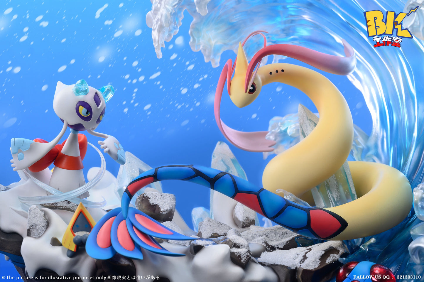 BK Studio - Milotic and Froslass [PRE-ORDER CLOSED]