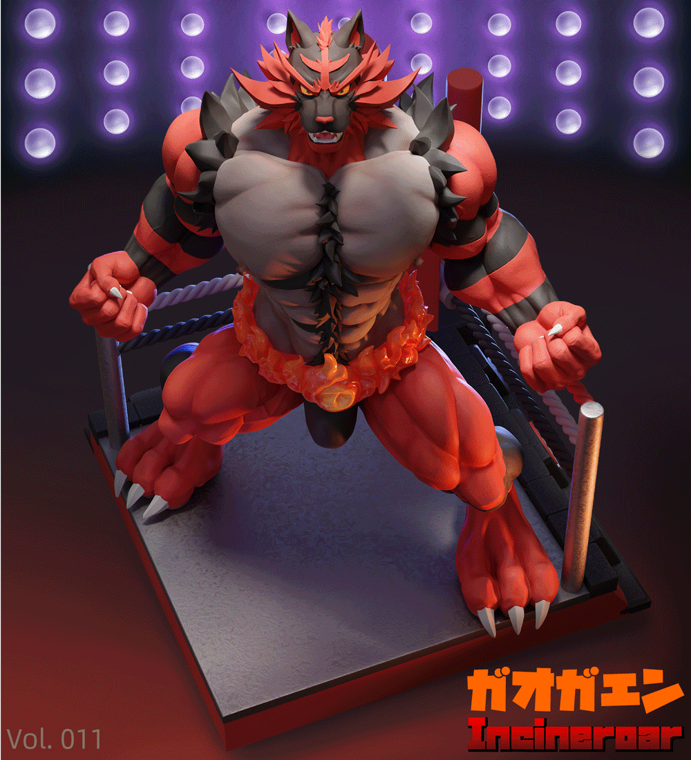 Shibadon Studio - Incineroar [PRE-ORDER CLOSED]