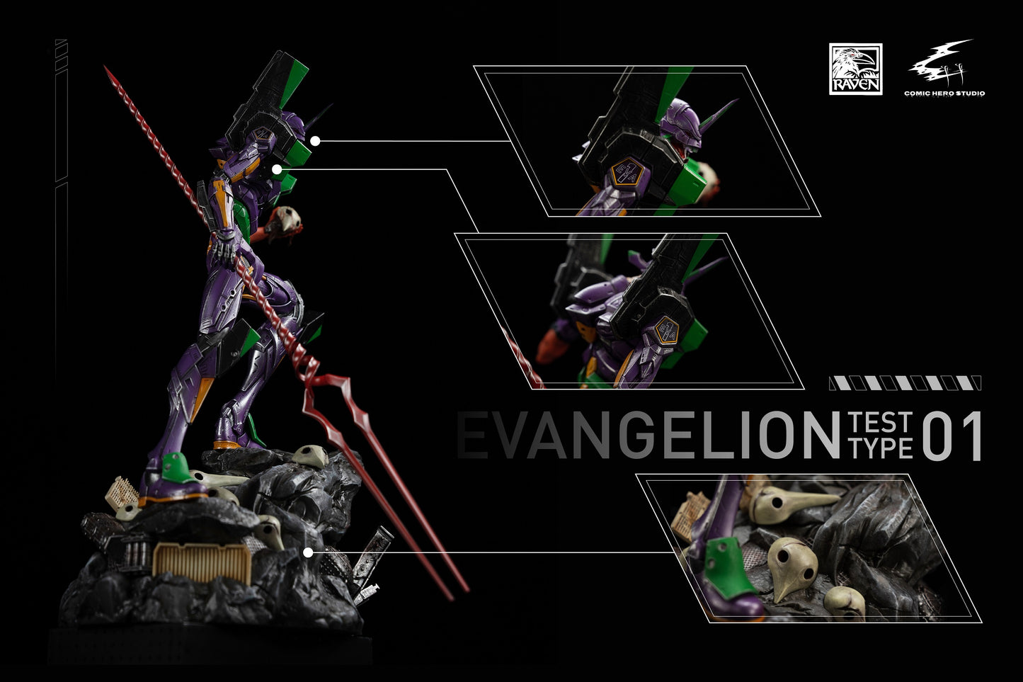 Comic Hero Studio X Raven Studio - Evangelion Test Type 01 [PRE-ORDER CLOSED]