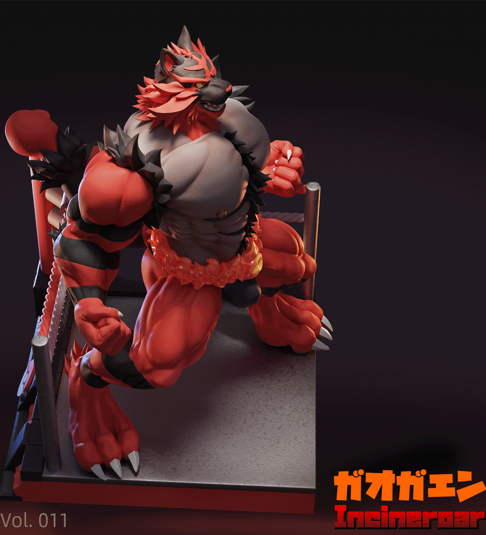 Shibadon Studio - Incineroar [PRE-ORDER CLOSED]