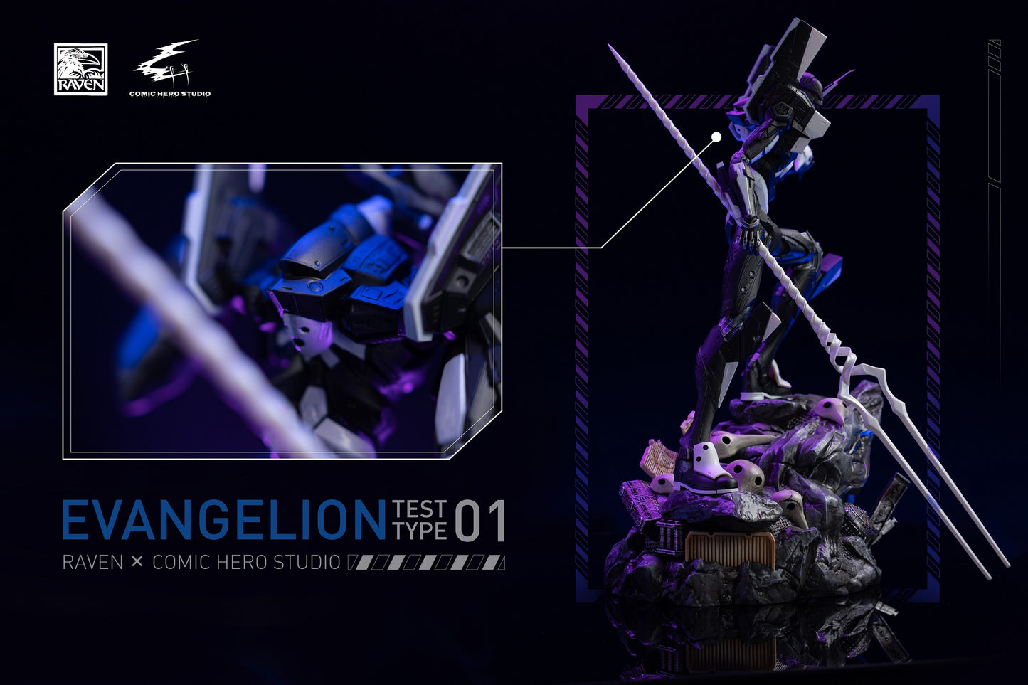Comic Hero Studio X Raven Studio - Evangelion Test Type 01 [PRE-ORDER CLOSED]