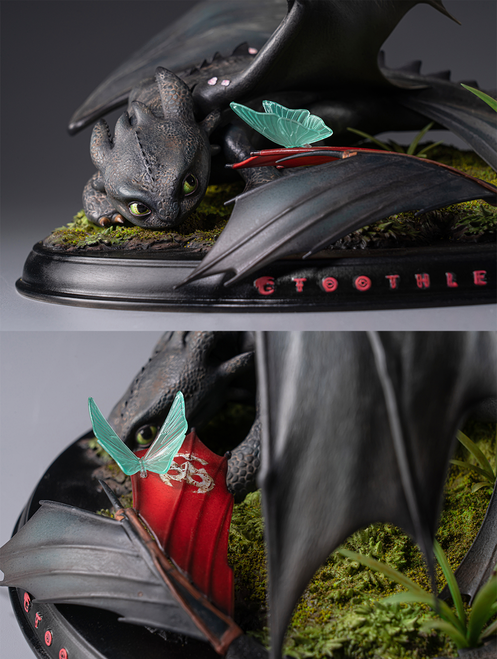 Gamma Studio - Toothless Night and Light Fury (Licensed) [PRE-ORDER CLOSED]
